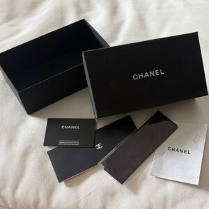 CHANEL Sunglasses Classic Black Box